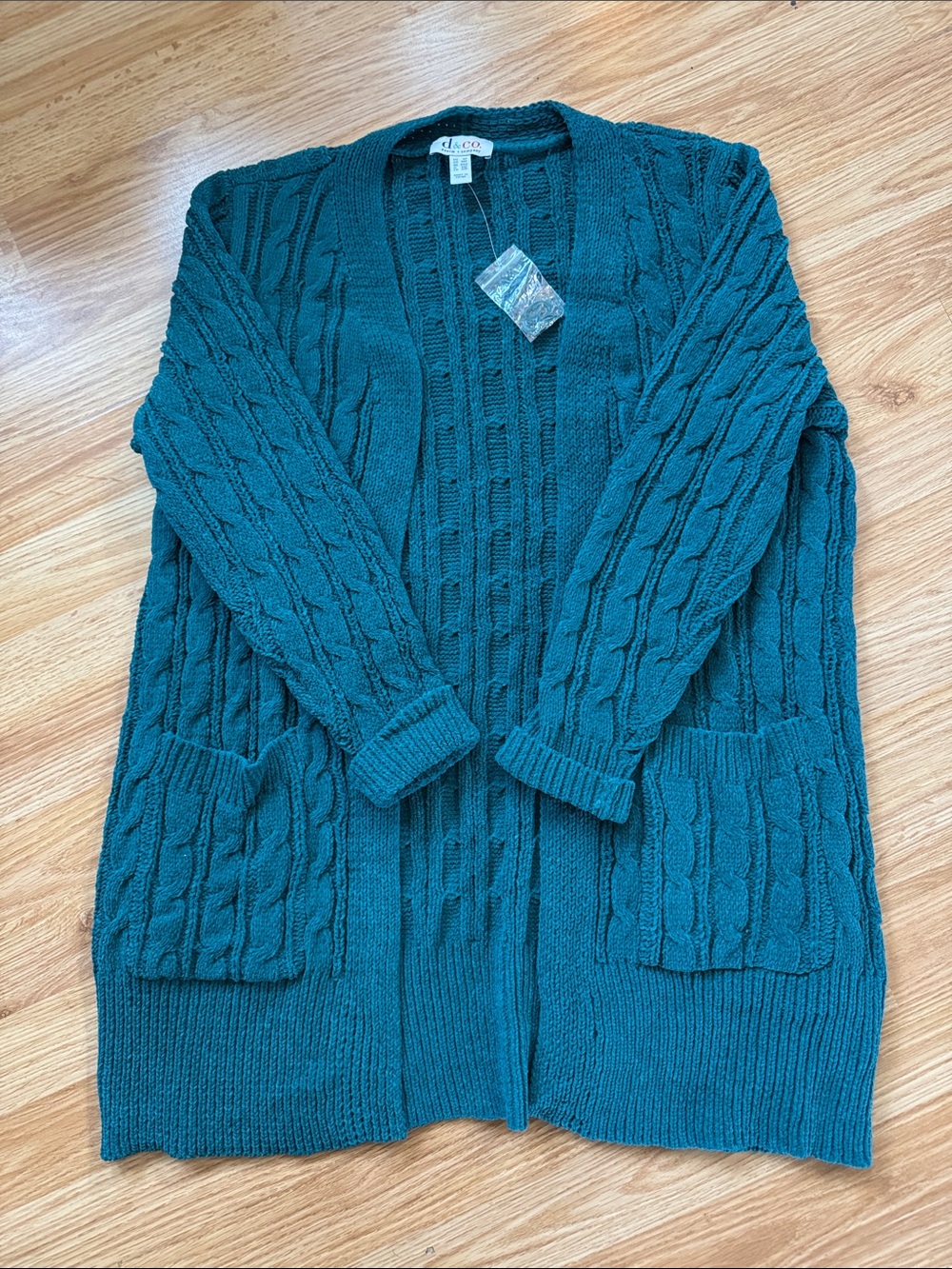 Open Front Cable Knit Women's Sweater 🔅 Petite Small